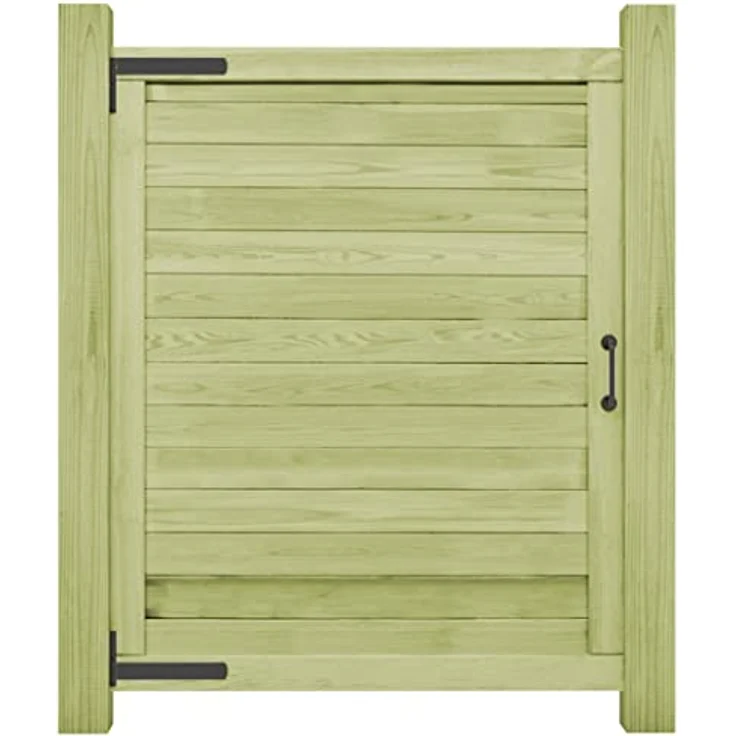 vidaXL Gartentor Imprägniertes Kiefernholz 125 x 100 cm – Bild 2