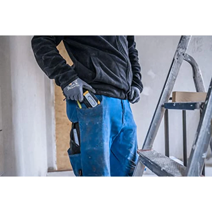 brennenstuhl Arbeitslampe HL DA 40 MH LED Akku-Handleuchte Haken, Magnet, Clip, knickbar (1176440) schwarz, gelb – Bild 5