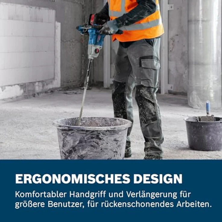 Bosch Professional Akku-Rührwerk GRW 18V-160, leistungsstarkes Rührwerk für verschiedene Materialien, blau – Bild 5