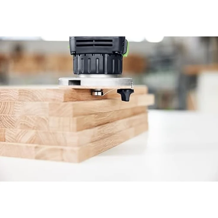 Festool Kantenfräse OFK 500 Q-Plus R3, präzise 1/10 mm Frästiefe, leicht, handlich, inkl. Fräser-System und Absaughaube mit Kugellagerbremse – Bild 8
