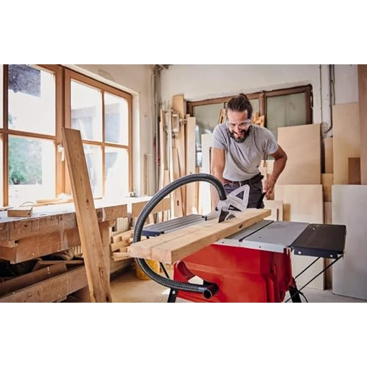Einhell Tischkreissäge TC-TS 2025-2 U (max. 2.000 Watt, Verstellung für Höhe-Neigung des Präzisionssägeblatts, Parallelanschlag, Winkelanschlag +- 60°, Auflagefläche l.-r.) – Bild 2