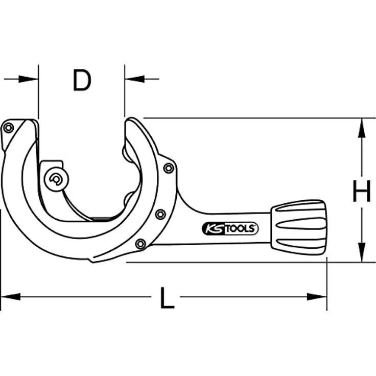 KS Tools 104.5060 Ratschen-Rohrabschneider, 12-35mm – Bild 5