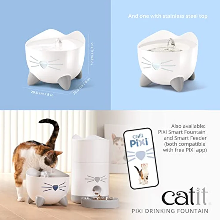 Catit Pixi Trinkbrunnen (2.50 l), Futternapf - Preisvergleich – Bild 6