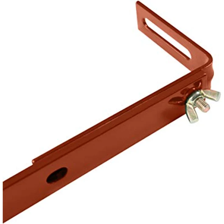 Xclou Blumenkastenhalterung ohne Bohren, Balkonkastenhalter, Haken und Halter, terrakotta, 19 x 5 x 17 cm – Bild 9
