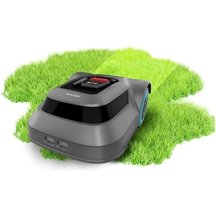 Cecotec Conga GrassHopper Map Connected, Mähroboter für Flächen bis 500 m², Digital Brushless Motor, 45% Steigung, APP Control, Regensensor, graufarben – Bild 1