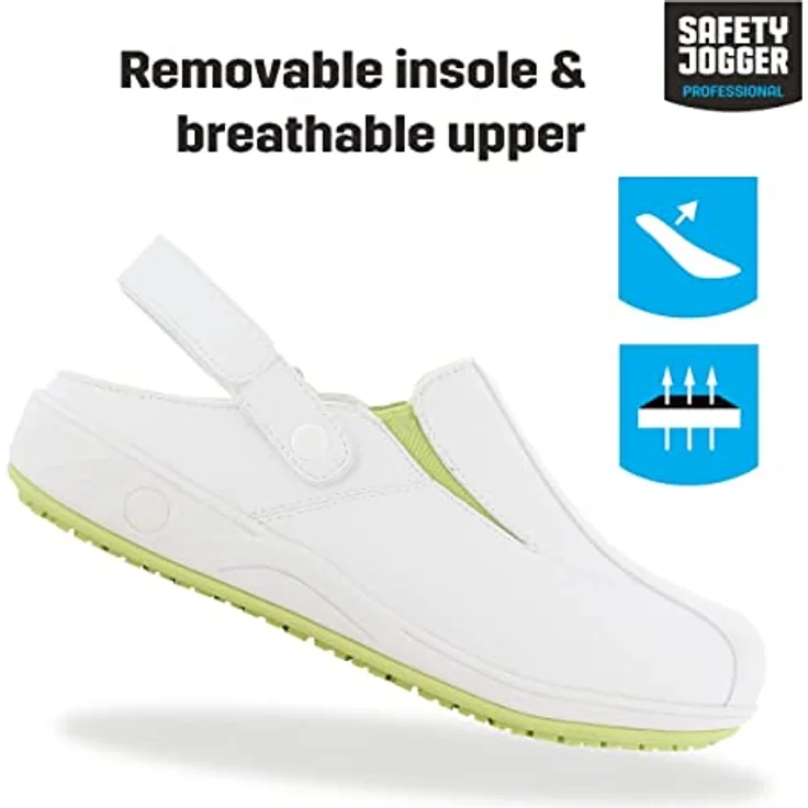 Safety Jogger Carinne OB, Rutschfeste Sicherheitsschuhe mit ESD-Schutz, Grün, Größe 38 – Bild 2