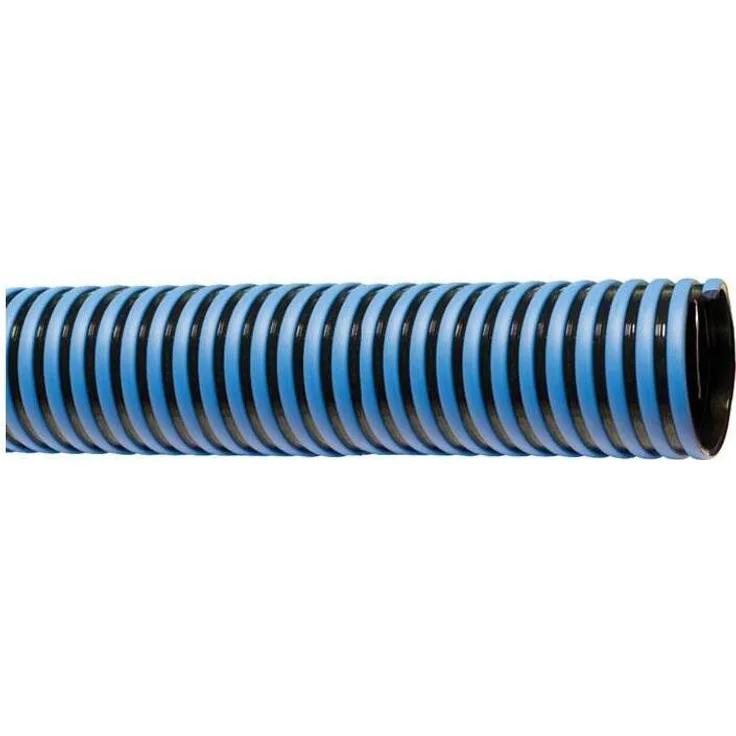 Teguma Saug- und Druckschlauch CORRUFLEX/BUNA/AS, ID 51,0 mm, AD 60,0 mm, Wandstärke 4,5 mm, Schwarz, Länge 50 m