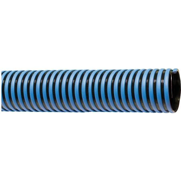 Teguma Saug- und Druckschlauch CORRUFLEX/BUNA/AS, ID 51,0 mm, AD 60,0 mm, Wandstärke 4,5 mm, Schwarz, Länge 50 m