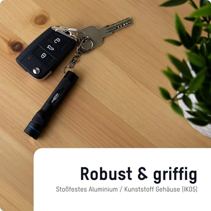 ANSMANN Taschenlampe mini für Schlüsselbund, superhelle LED mit 90 lm, ultrakompakt, robust & leicht, ideal für Notfälle & Outdoor-Aktivitäten – Bild 5