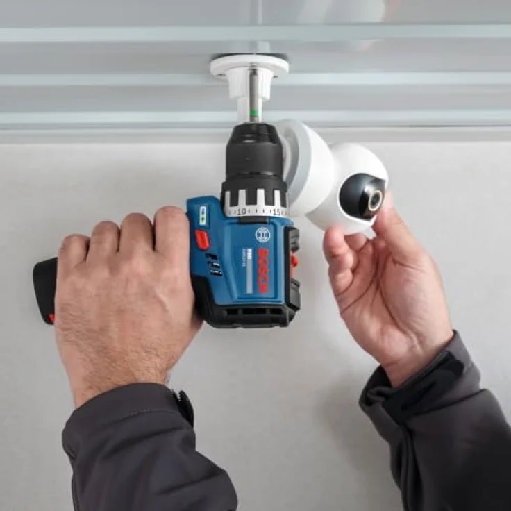Bosch Professional Akku-Schlagbohrschrauber GSB12V-31, 12V, inkl. 2x Akku GBA, 25-teiliges Schrauberbit-Set, Werkzeugtasche – Bild 6