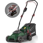 Parkside Akkurasenmäher 20V »PRMA 20-Li B2«, 33 cm Schnittbreite, grün