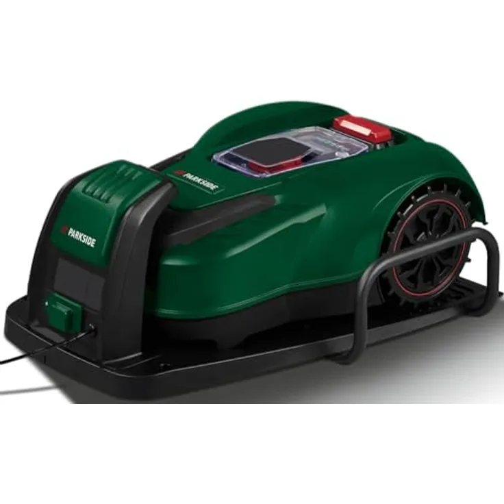 Parkside® 20V Mähroboter PMRDA 20-Li B2, Rasenmäher Roboter bis 1000 m², per App steuerbar, inkl. Akku (4Ah)
