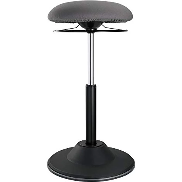 LogiLink EO0022, Höhenverstellbarer ergonomischer Bürohocker mit gepolsterter Sitzfläche, max. Belastbarkeit 113 kg – Bild 2