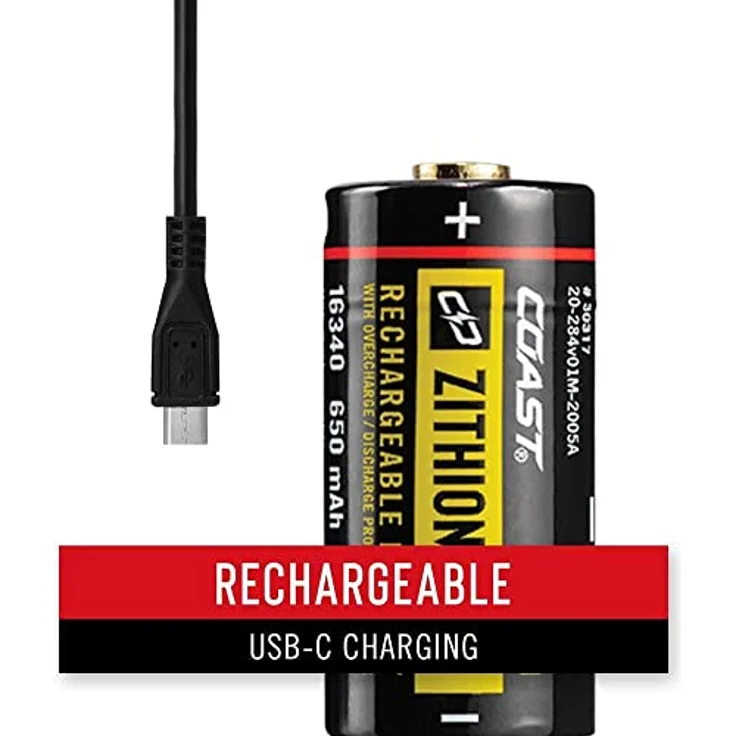 Coast LED Kopflampe XPH25R (Stirnlampe wetterfest, mit Aluminiumgehäuse, LED-Leuchte, Lichtstärke 410 Lumen, Leuchtweite 120 m, Arbeitsleuchte) – Bild 2