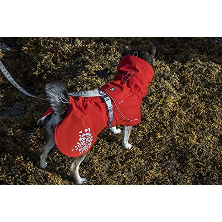 Hurtta Monsoon Coat Hundemantel, wasserdicht, 20,3 cm, Moschusrosa – Bild 3