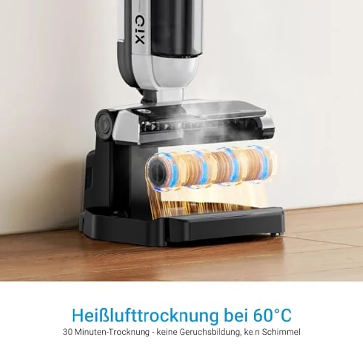 Midea Nass-Trocken-Akkusauger X 10 black, 3 IN 1 Funktion, Selbstreinigung, Kantenreinigung – Bild 7