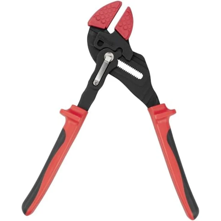 Toolcraft TO-9616518 Greifzange mit glatten Greifbacken Schlüsselweite (metrisch) 34.1 mm 180 mm, aus CR-V Stahl, rostfrei, mit rutschfestem PVC-Griff – Bild 3