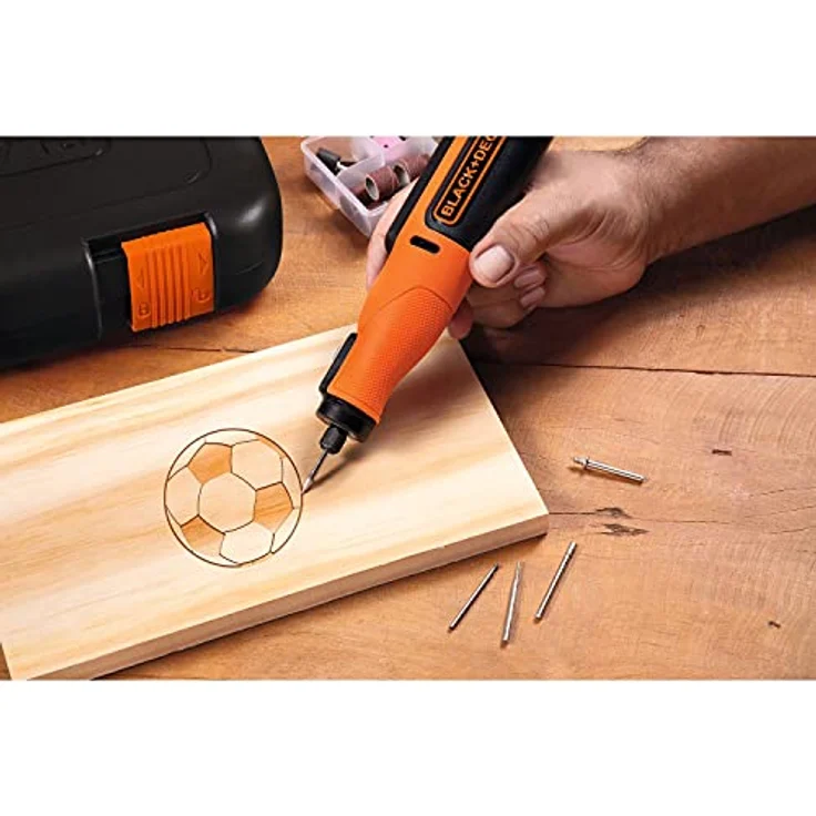 BLACK+DECKER Multifunktions-Werkzeug BCRT8IK-XJ, 7,2Volt, orange-schwarz – Bild 5