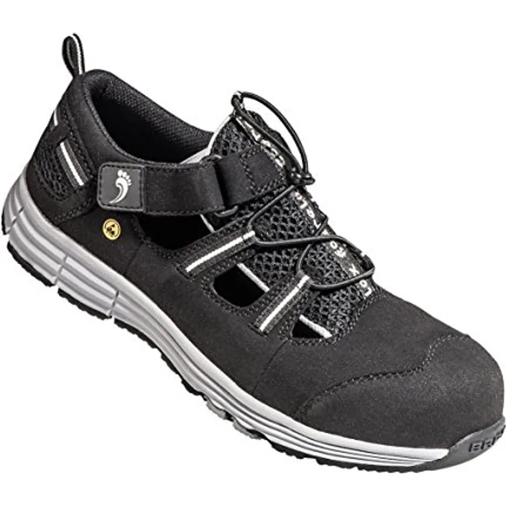 BAAK Sicherheitssandalen S1P "Rico2" Go and Relax, 1 Stück, 46, schwarz, 74112