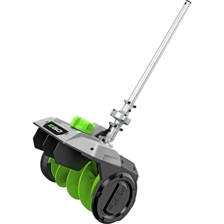 EGO Europe Akku-Schneefräse SSA1200, Schneefräsen-Aufsatz 30 cm mit 7,5 m Wurfweite und 2000-1650 U/min Fräserdrehzahl