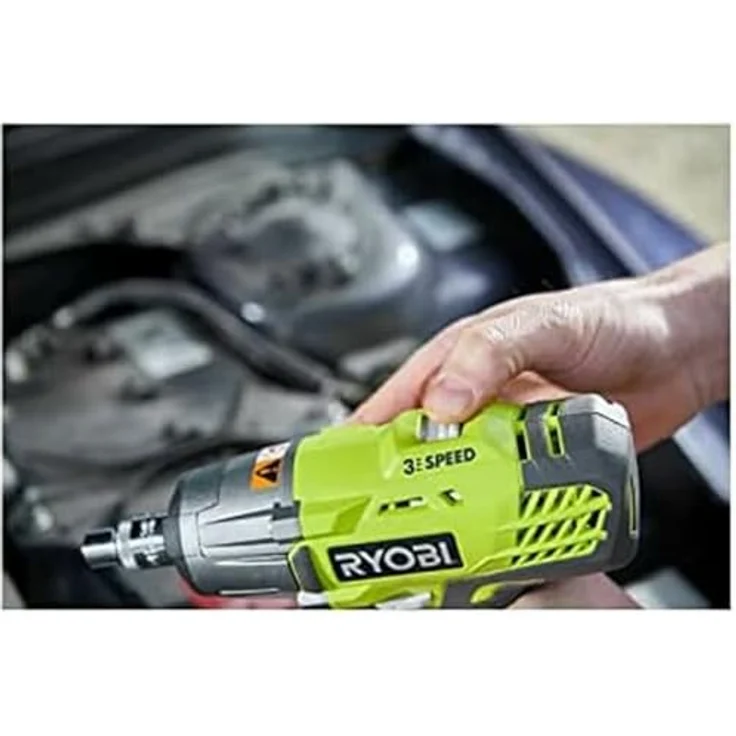 Ryobi R18IW3-0 Schlagschrauber 18V ONE+ mit 400 Nm Drehmoment, 1/2" Vierkantantrieb und 2,0 Ah Akku – Bild 5