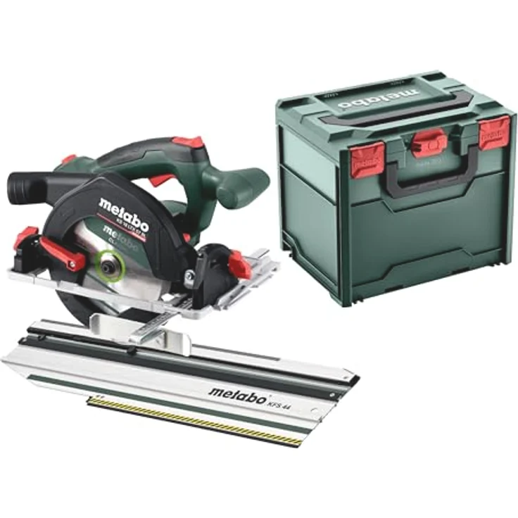 Metabo Akku-Handkreissäge KS 18 LTX 57 BL in Metabox, ohne AKKU, mit Kappschiene, mit Auslaufbremse, Kreissäge, Säge 691223000 – Bild 1