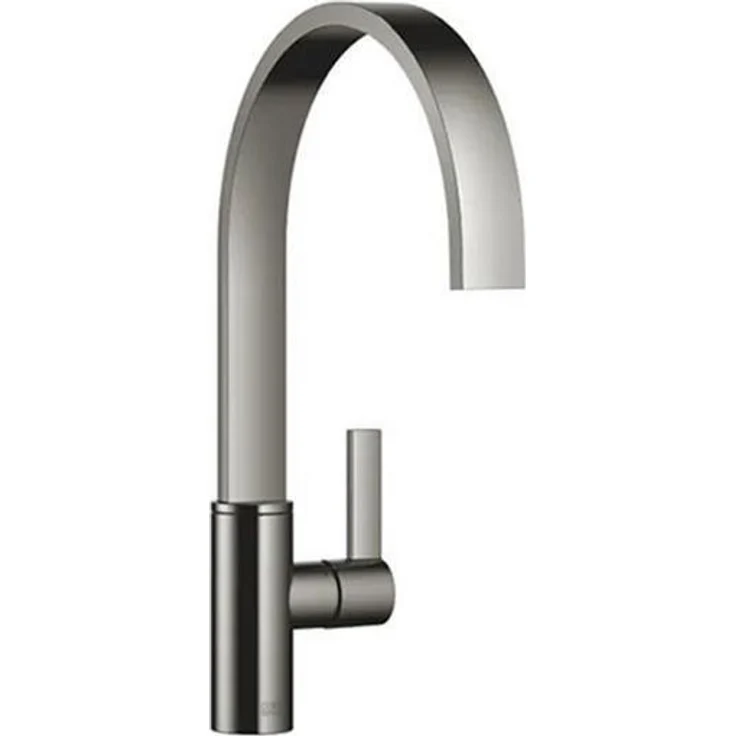 Dornbracht Einhebelmischer MEM, Küchenarmatur mit Festauslauf, hochdruck, 360° schwenkbar, Höhe 382 mm