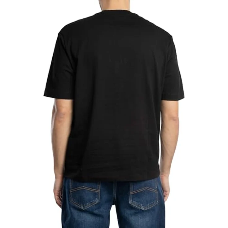 Armani Exchange Herren T-Shirt, Schwarz, Slim-Fit mit gesticktem Logo, Größe M – Bild 3