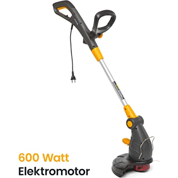 STIGA GARDEN Elektro-Rasentrimmer GT 106c, 30 cm Arbeitsbreite, teleskopischer Schaft, Tap&Go Doppelfaden, Aluminium-Schaft, ergonomisch, 600 Watt, Nylonfaden 1,5 mm – Bild 3