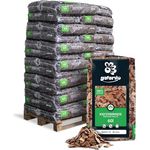 GALAMIO Kiefernrinde Kiefernmulch Rindenmulch Naturprodukt, rotbraun, Körnung 10-40mm, 60l Sack, 2.340l pro Palette