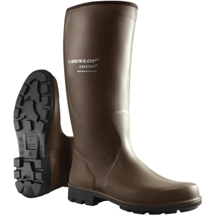 Dunlop Footwear Purofort Terroir Pro Stiefel, eleganter Arbeitsschuh für höchsten Komfort, Braun, EU 44 – Bild 2