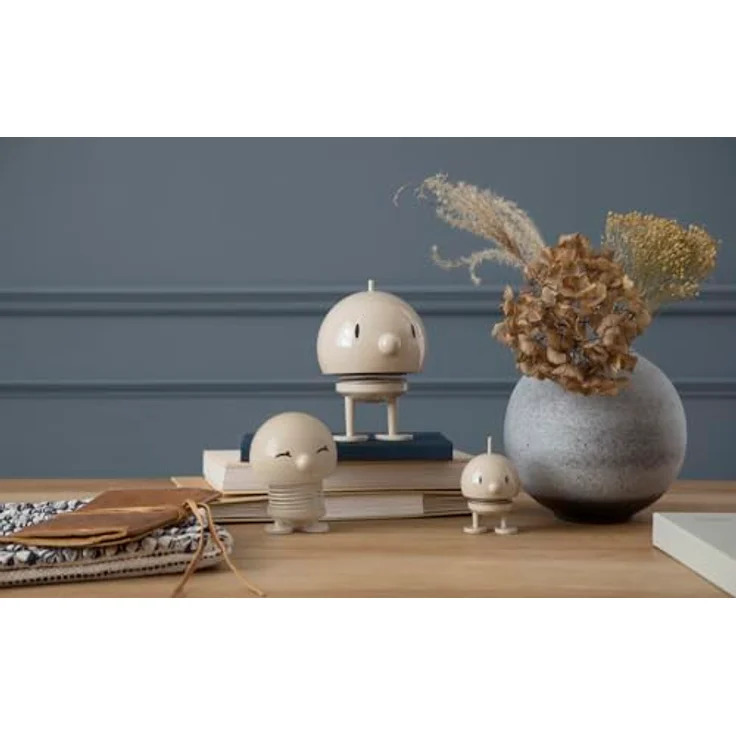 Hoptimist Small Bumble, Wackelfigur, Wackel Figur, Dekoidee, Dekoration, Kunststoff, Latte, H 7 cm, 26087 – Bild 8