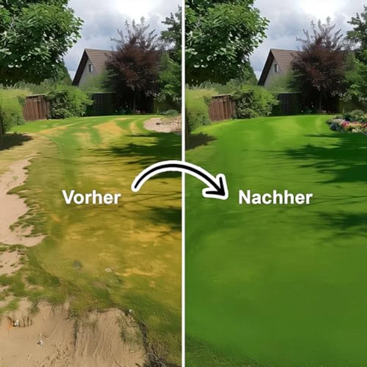 OPPENHÄUSER Rasendünger Frühjahr 10kg, NPK 12-5-5 für bis zu 500m², Sofortwirkung für sattgrünen Rasen, verdrängt Moos – Bild 5