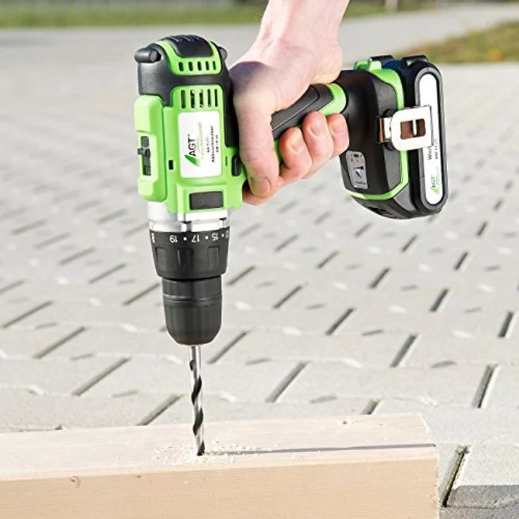AGT Betonbohrer: Bohrer-Set 15-tlg. mit HSS-Metallbohrer, Holz- & Steinbohrer (Bohrersets) – Bild 7