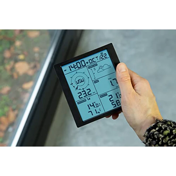 Alecto WS5200, WLAN Wetterstation mit LCD-Display, Schwarz-Weiß, Messung von Windgeschwindigkeit, Luftdruck, Temperatur und Luftfeuchtigkeit, kompatibel mit Smart Home-Systemen – Bild 9