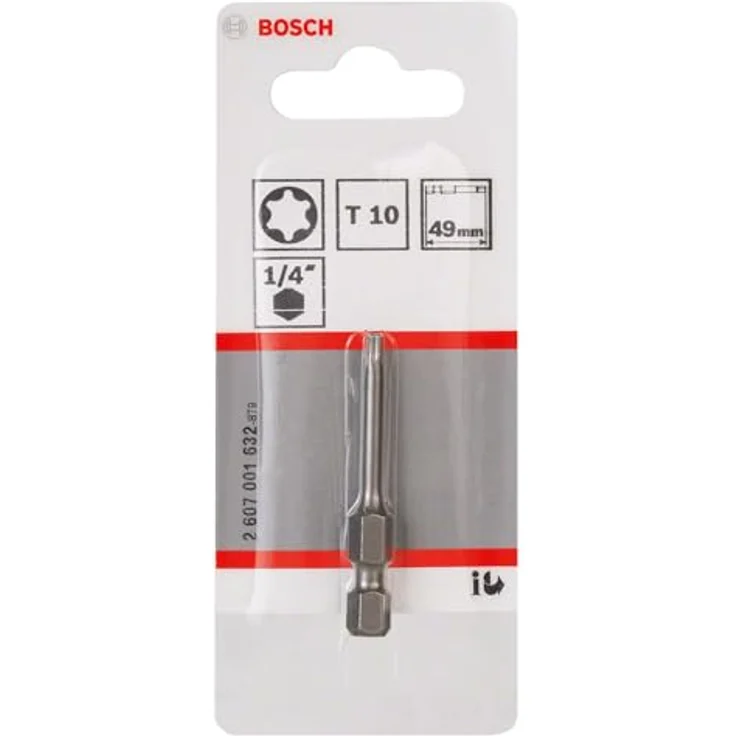 Bosch Professional Bit Extra-Hart für Innen-Torx-Schrauben (T10, Länge: 49 mm) – Bild 2