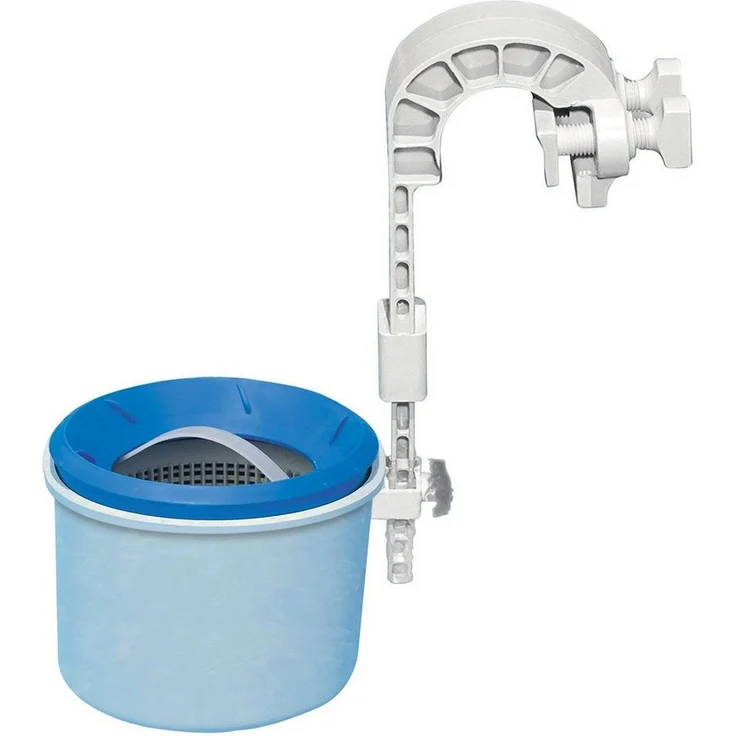 Intex Einhängeskimmer Deluxe für Pools bis 4 Meter, einfache Montage und effektive Oberflächenreinigung