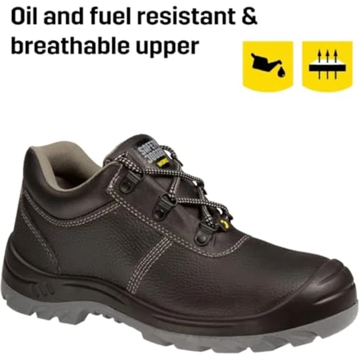 Safety Jogger Bestrun Arbeitsschuh, Sicherheitsschuh mit Stahlzehenkappe und durchtrittsicherer Stahlzwischensohle, Naturleder – Bild 5