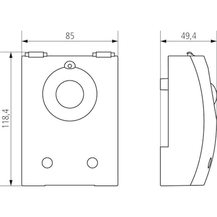 Theben Dämmerungsschalter, digitale Zeitschaltuhr für Wandaufbau, IP55 Schutzart, anthrazitfarben, Made in Germany – Bild 7