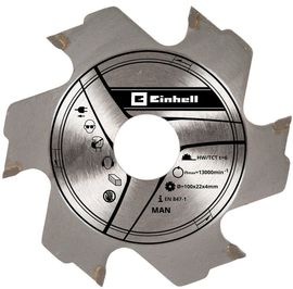 Einhell Flachdübelfräsen-Zubehör Fräserblatt 100x22x4 mm 6Z