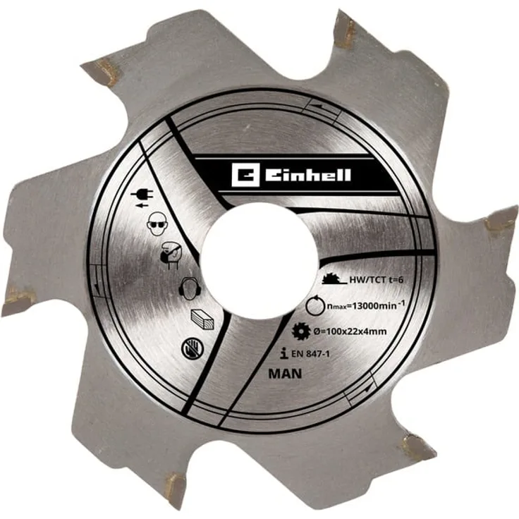 Einhell Flachdübelfräsen-Zubehör Fräserblatt 100x22x4 mm 6Z. - Preisvergleich