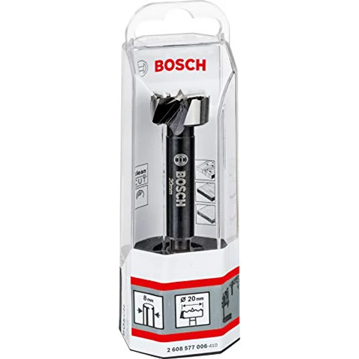 Bosch Forstnerbohrer 20 mm, Präzisionsbohrer für Hart- und Weichholz, Gesamtlänge 90 mm – Bild 2