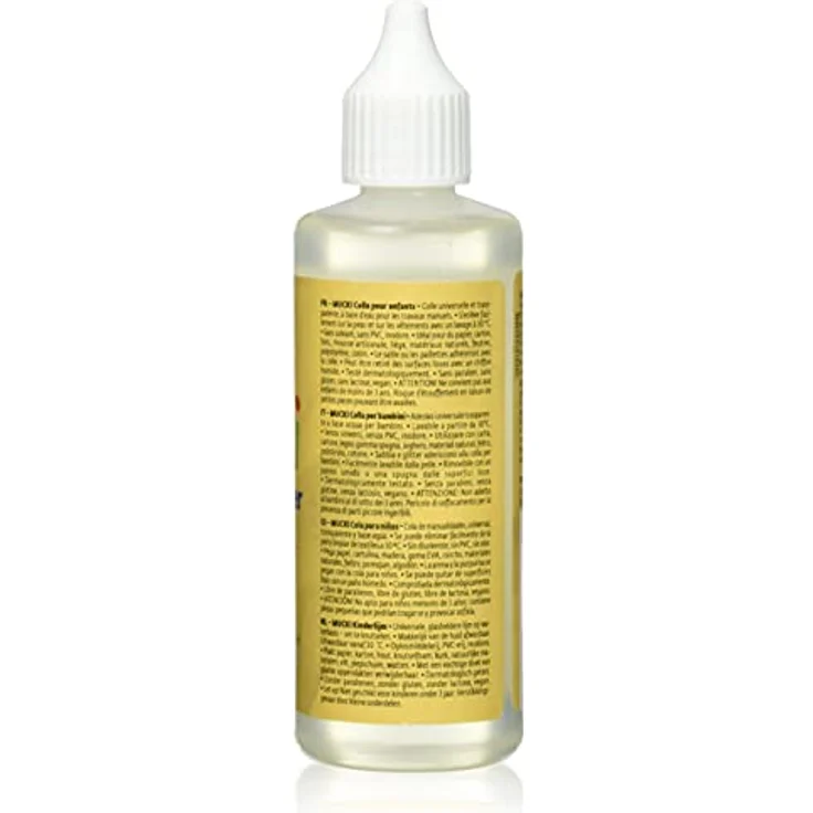 Kreul Mucki Kinderkleber, 80 ml Bastelkleber, glasklar, dermatologisch getestet, vegan, wasserlöslich – Bild 3