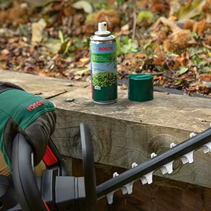 BOSCH Pflegespray für Gartengeräte, 0,25 l, schnelle Schmutzentfernung mit neutralem Duft – Bild 3