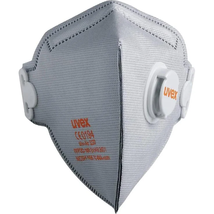 Uvex Safety Uvex silv-Air classic 3220 Atemschutzmaske FFP2 mit Ventil, 15 Stück, DIN EN 149:2001