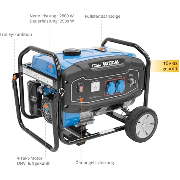 Güde Stromerzeuger GSE 3701 RS, 4 kW - 40728 – Bild 8