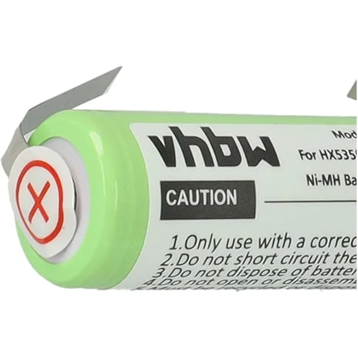 Vhbw Akku für Braun 6515, 6518, 6520, 6522, 6525, 6550, 6610, 6620, 6680, 2500mAh, 1,2V, NiMH, hochwertige Energieversorgung – Bild 7