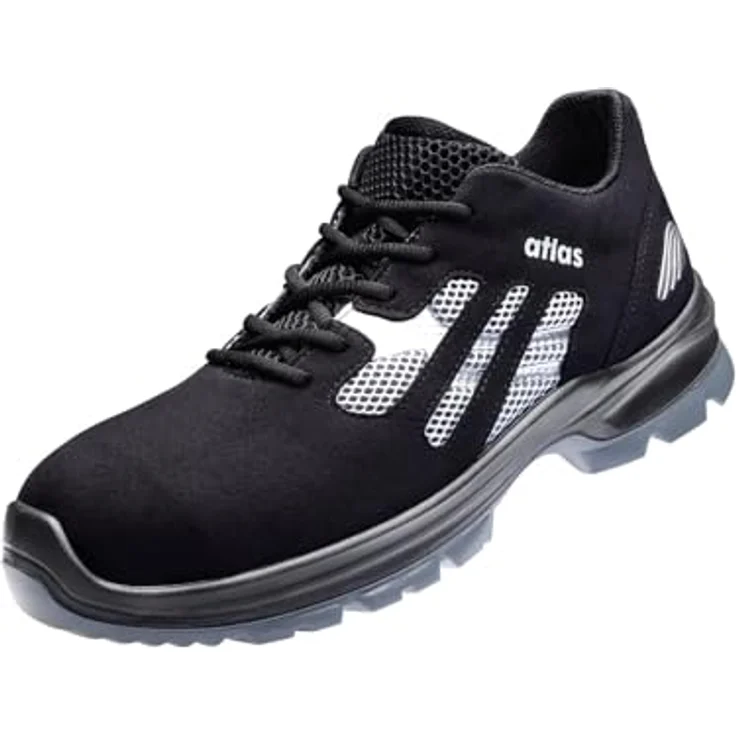 Atlas Schuhe Flash 2005 XP Arbeitsschuh, Alu-tec®Aluminiumkappe, XP® metallfreie Durchtritthemmung, schwarz/rot – Bild 2
