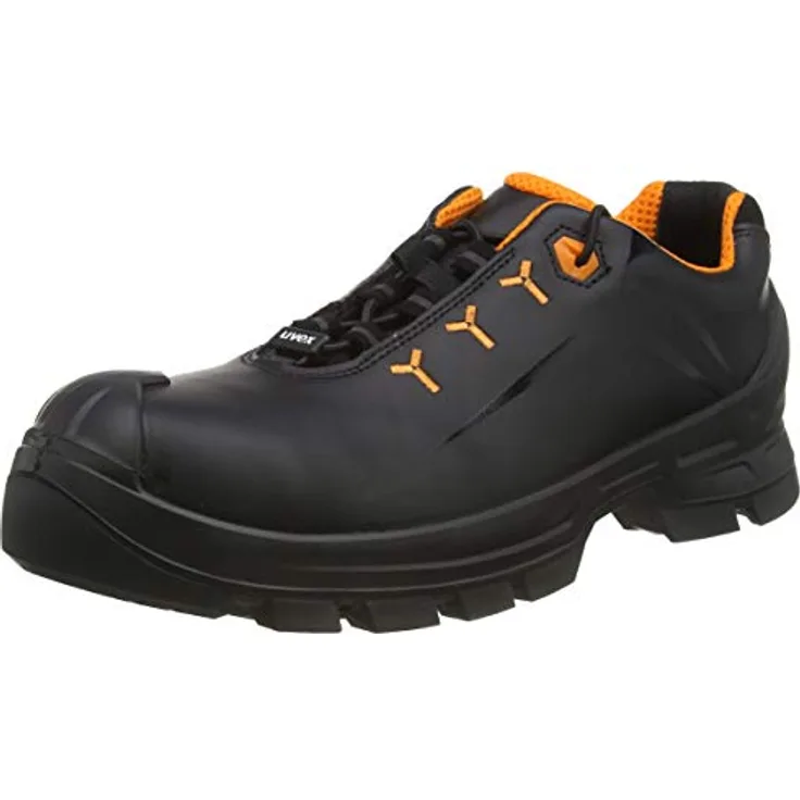 Uvex uvex 2 VIBRAM® S3L FO HI HRO SC SR Arbeitsschuh, ergonomische Passform, leicht, schwarz/orange