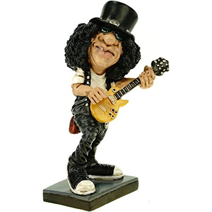 Funny Live Rockstar Gunner Slash by Warren Stratford lustige Figur Skulptur Karikatur – Bild 3